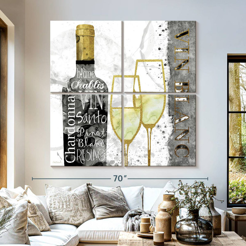 Yarlin Glam White Wine, 57" H x 57" W