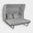 60'' Wicker Outdoor Patio Daybed-626663807