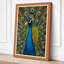 Peacock in Repose Botanical - Wrapped Canvas-1481241830-1481241854