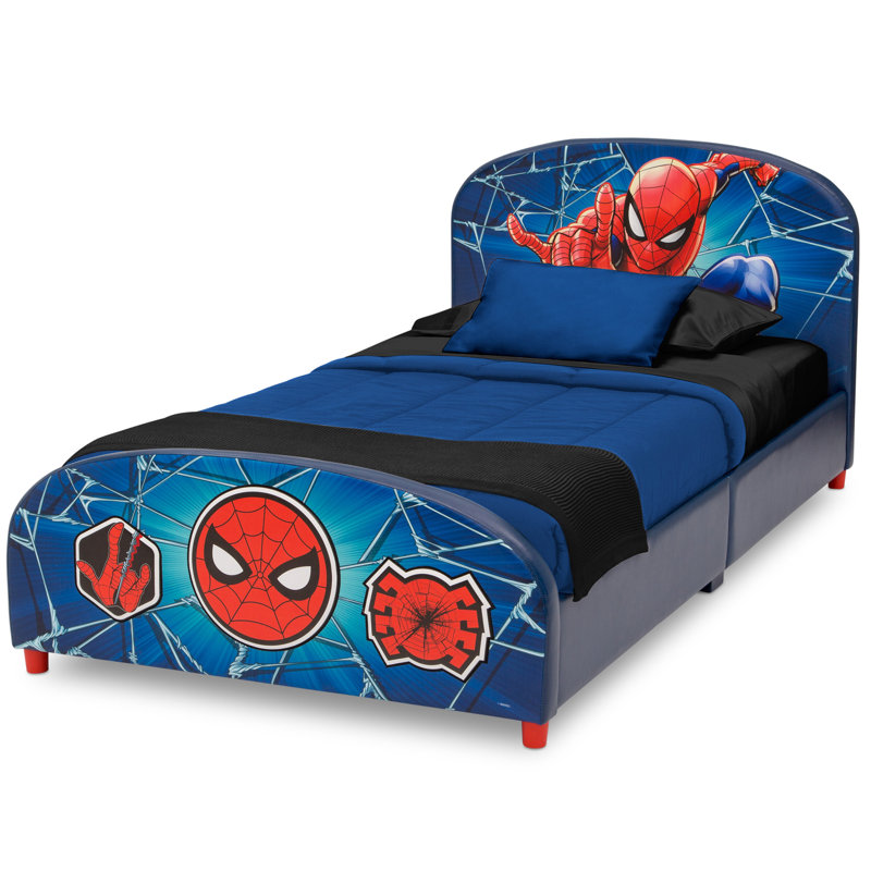 Delta Children Marvel Spider-Man Upholstered Twin Bed - Thumbnail 5