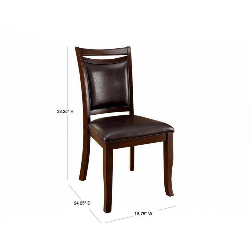 Ensemble de 2 chaises d'appoint de salle à manger transitionnelles