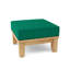 Luxe Outdoor Teak Ottoman