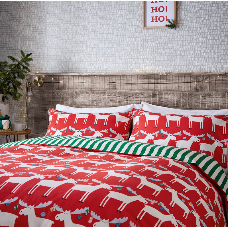 Cotton No Pattern Duvet Cover Set with Pillowcases Included, Double - 2 Standard Pillowcases