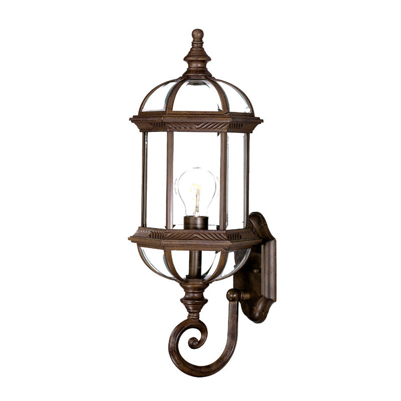 Grenville Wall Light, Burled Walnut
