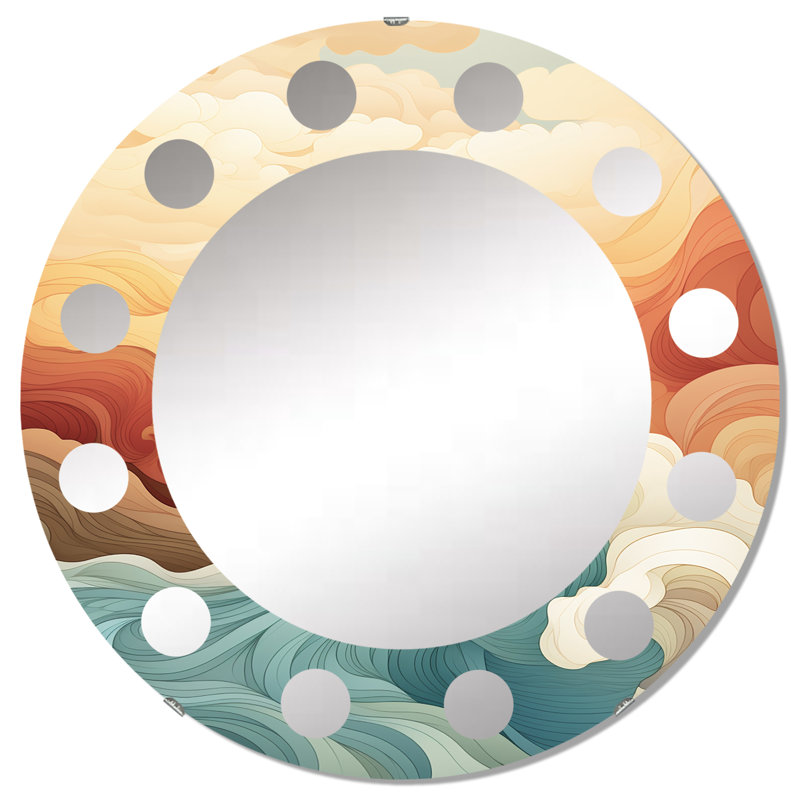 Miroir mural Alfonzie, 32 po x 32 po
