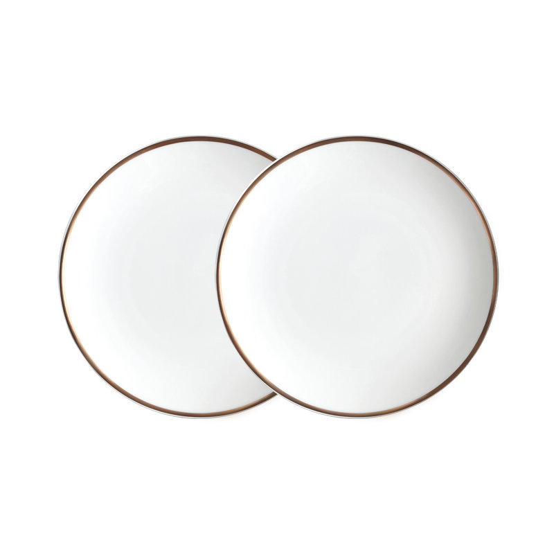 Alex Platinum Bone China Bread And Butter Plate, Gold
