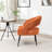Mann Upholstered Velvet Armchair With Black Legs-1587627503