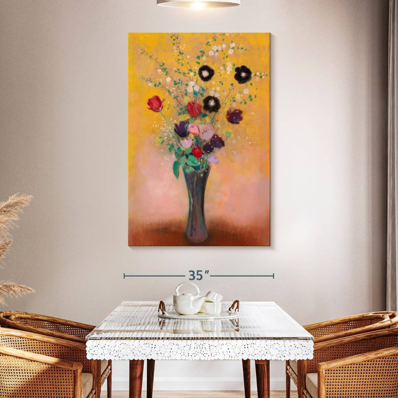Vase de fleurs Harnek 1916, H 51 po x l 34 po