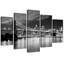 New York City Bridge - 5 Piece No Frame Print on Canvas-815053728