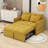 Aerabella Upholstered Pull-out Sofa Bed, Sleeper, Loveseat Couch with Adjustable Armrests-446216207