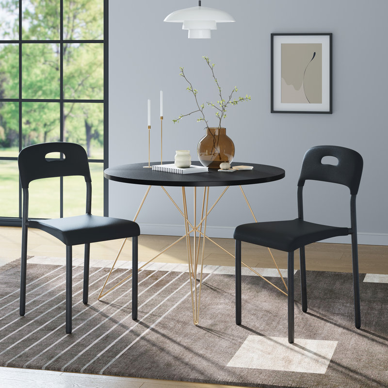 Side Chair, Black, Black, Black
