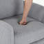 Fauteuil inclinable pivotant avec deux coussins amovibles-1821559450