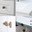 Meuble-lavabo simple 30 po blanc avec lavabo en céramique