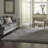 Mosman Shag Modern Solid Color Charcoal Gray Polypropylene Thick Plush Shag Area Rug-846735882