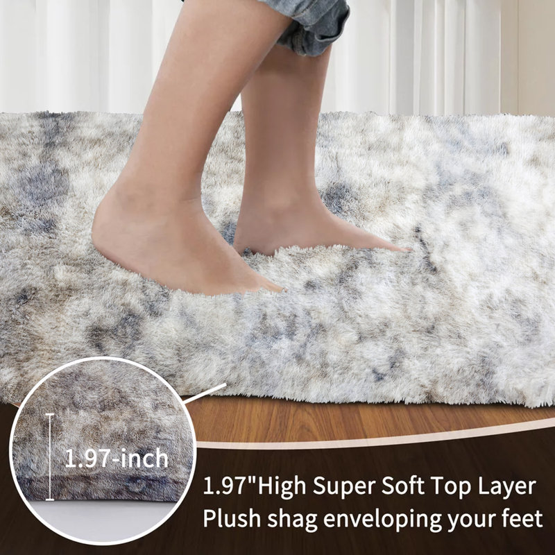 Soft Plush Shaggy Area Rug – Ultra Cozy High-Pile Fluffy Carpet for Living Room, Bedroom & Modern Home Décor