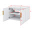 Meuble-lavabo mural 30 po avec évier, meuble-lavabo mural flottant moderne avec tablette réglable-381906897