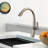 Kitchen Faucet With Pull Out Spraye,Brushed Nickel