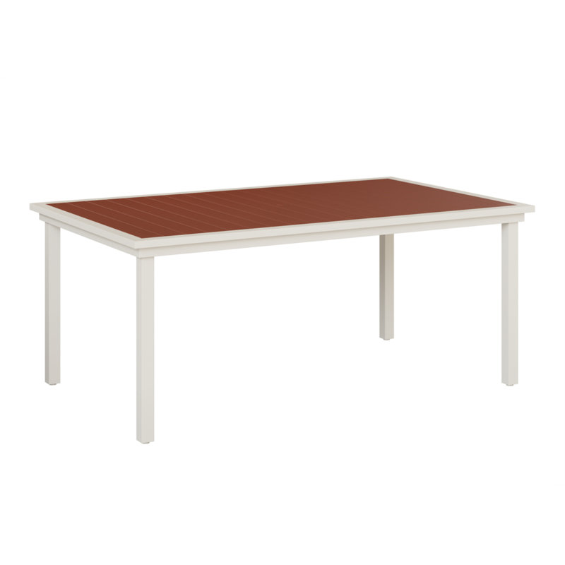 Vida Outdoor Dining Table, Mango Orange