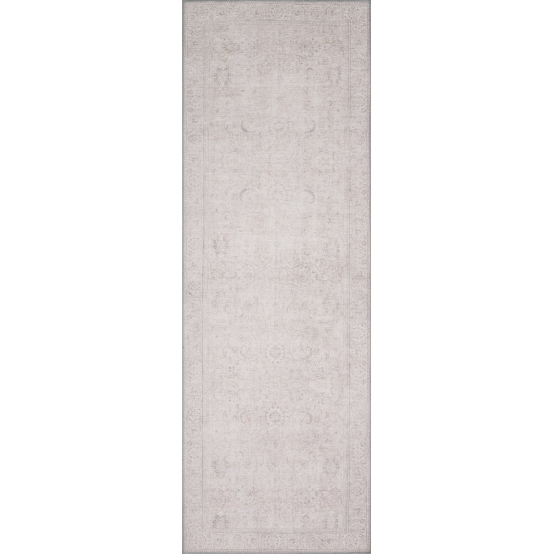 Dereck Hand Hooked Oriental Indoor Rug, Runner 2'6" x 7'6"