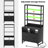 61.4" Tall Storage Bookcase with Drawers, Lock and  Charging Station-404290771