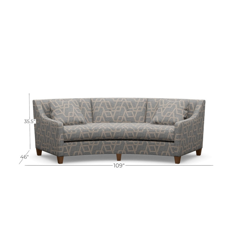 Tousley Sofa, Perky 855437, Walnut