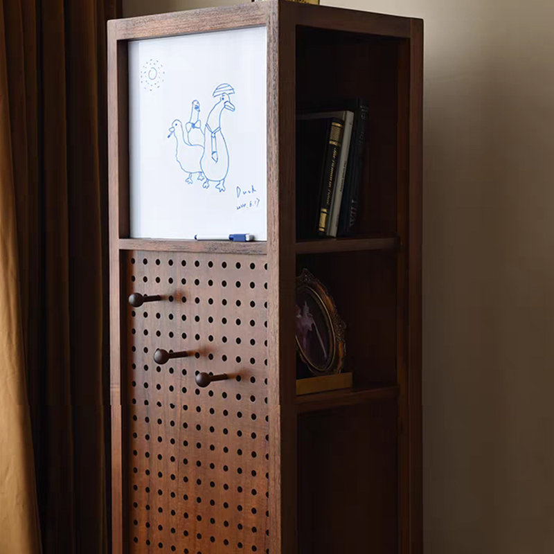 American Style Solid Wood Rotating Bookcase