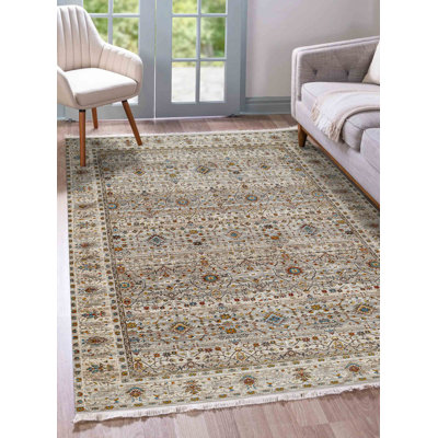 Tapis gris Zaina