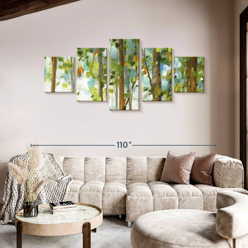 Forest Study III, 42" H x 92" W