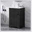 Meuble-lavabo de 20 po avec lavabo, armoire de salle de bain avec porte à fermeture douce, support de rangement et tablette réglable-1567232117