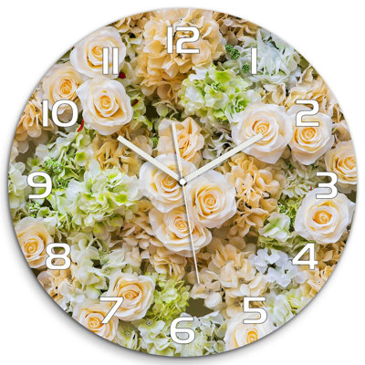 Jucel Glass Wall Clock