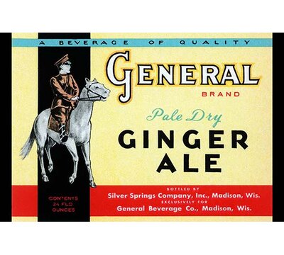 General Brand Pale Dry Ginger Ale' Vintage Advertisement -  Buyenlarge, 0-587-33431-2C2842