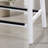 30" Solid Wood Bar Height Saddle Stool with Bonded Leather Seat and Nailhead Trim-1425880080