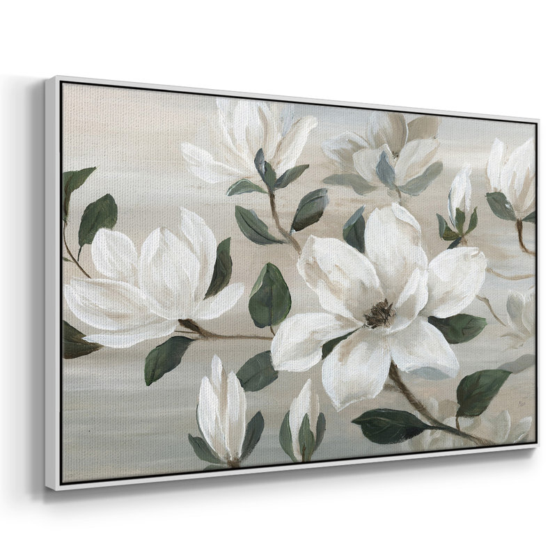 " Southern Charm ", 17" H x 25" W x 2" D, White