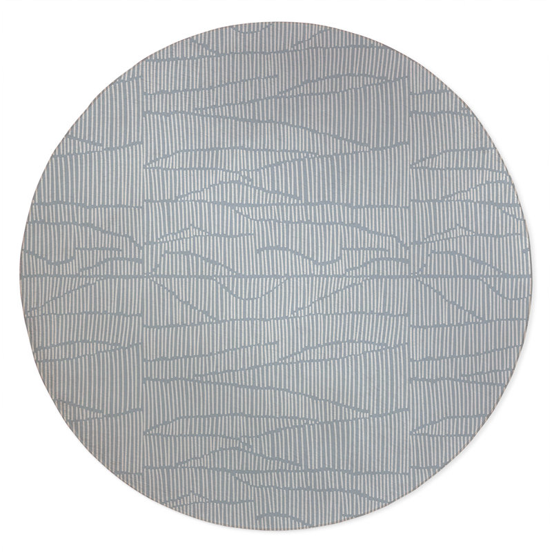 Grer Non-Slip Outdoor Rug, Round 5'