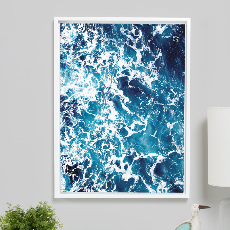 «Waves Texture» par Simon Te, reproduction d'art sur toile encadrée