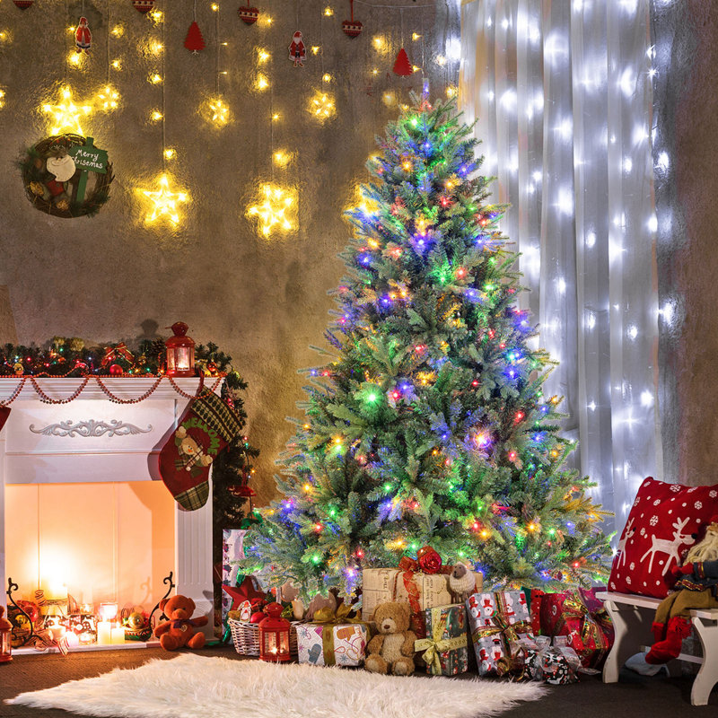 Arbre de Noël artificiel éclairé 6 pi