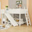 Lit mezzanine avec tablettes de rangement, garde-robe et glissade-750361802-750361800