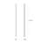 Stiletto Lungo Dimmable LED Bath Bar-14262611
