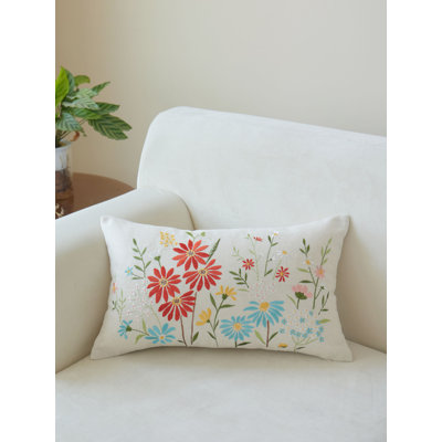 Floral Throw Pillow