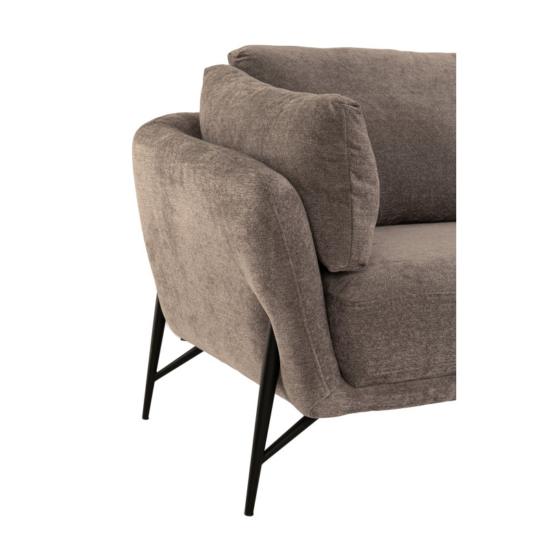 Dulcimer 3 Seater Corner Sofa , Dark Grey, Left Hand Facing