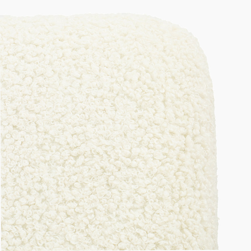 Repose-pieds confortable, blanc