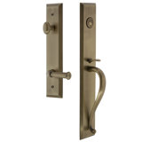Fifth Avenue One-Piece Dummy Handleset with S Grip and Georgetown Lever