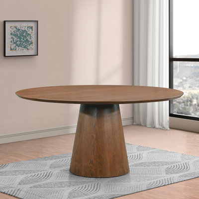 46" Round Pedestal Dining Table
