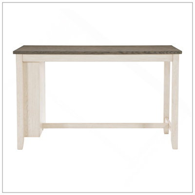 Table de salle à manger à hauteur de comptoir moderne 1Pc avec tablettes intégrées