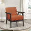 Structure en bois massif avec rembourrage de dossier de siège d'appoint 1 pièce Modern Home Furniture-494750834