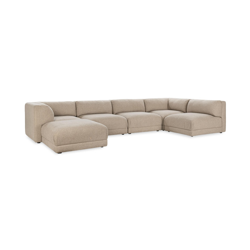 Adalynne 6pc Performance Fabric Modular Sectional