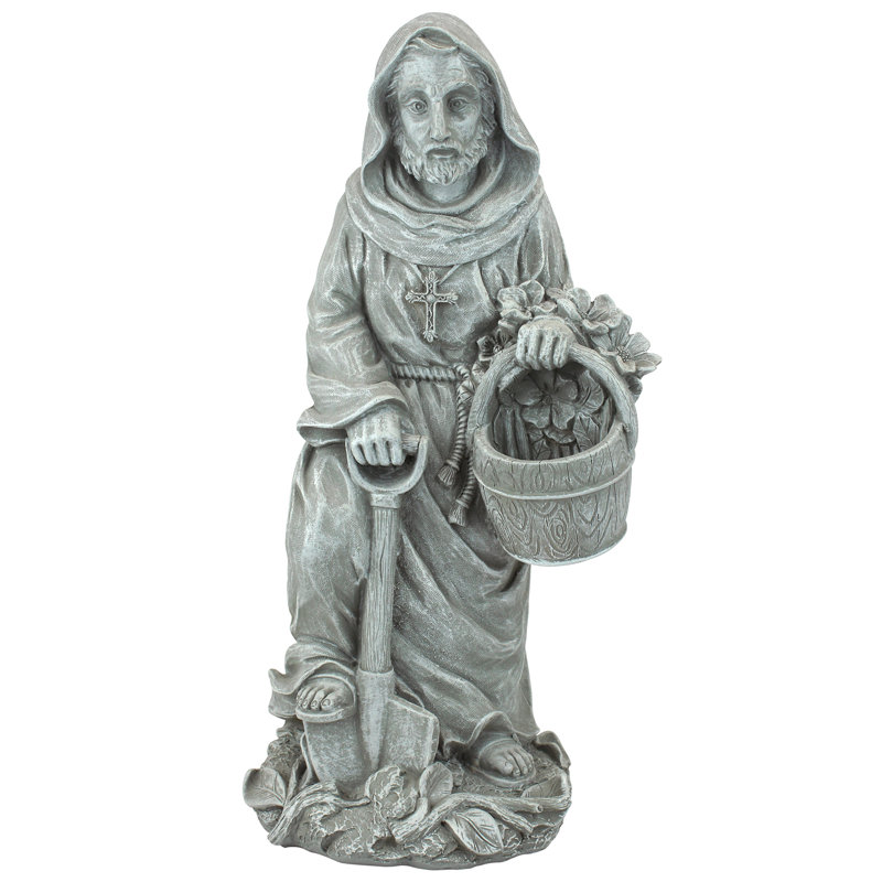 St. fiacre, le statue de jardin saint-valentin