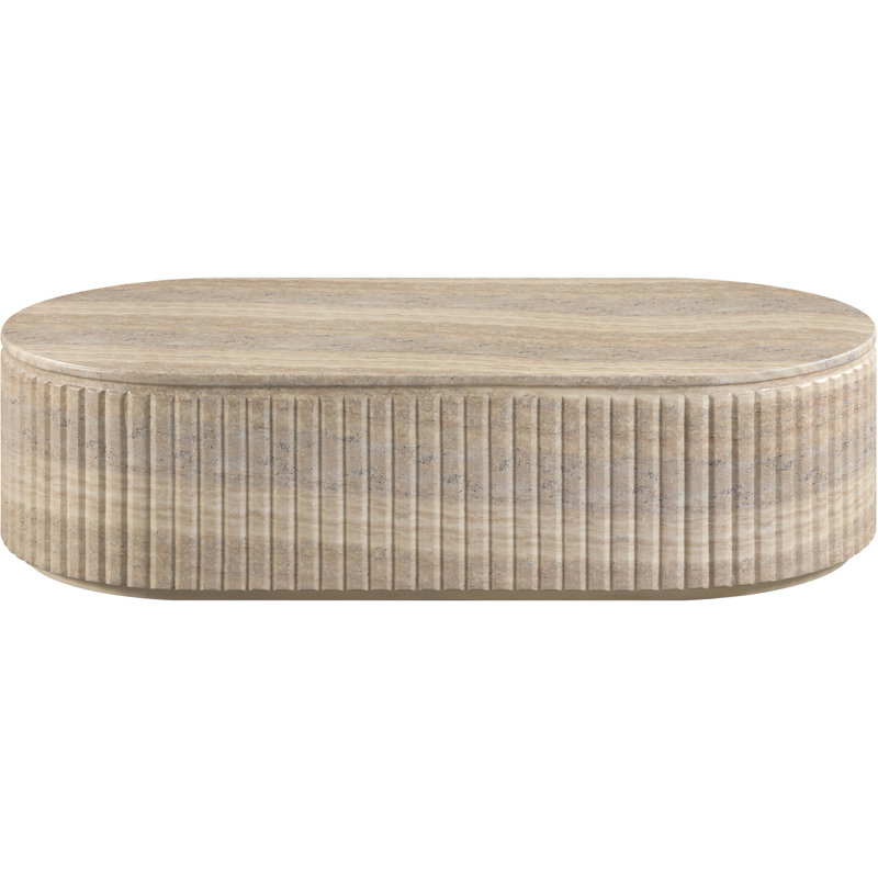 Table basse Catane, Travertin