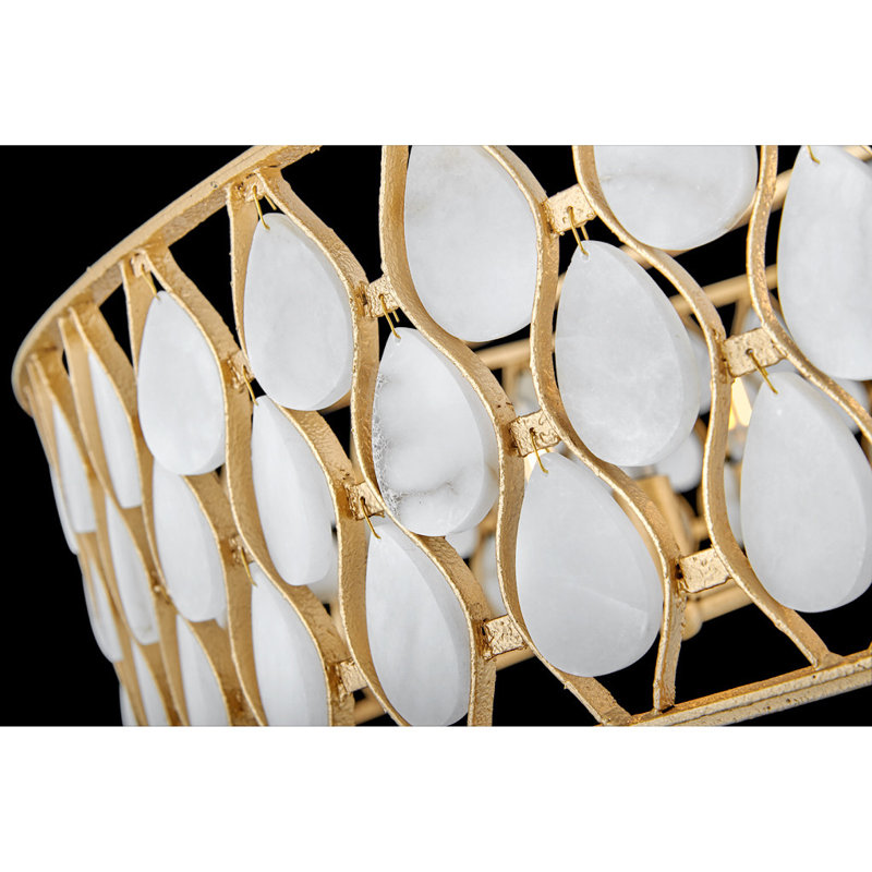 ESTIE Flush Mount, 8" H x 38" W x 38" W, 8