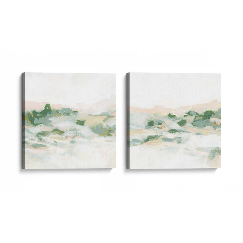 Ensemble de 2 pastel sauvage, Toile tendue, H 12 po x l 24 po